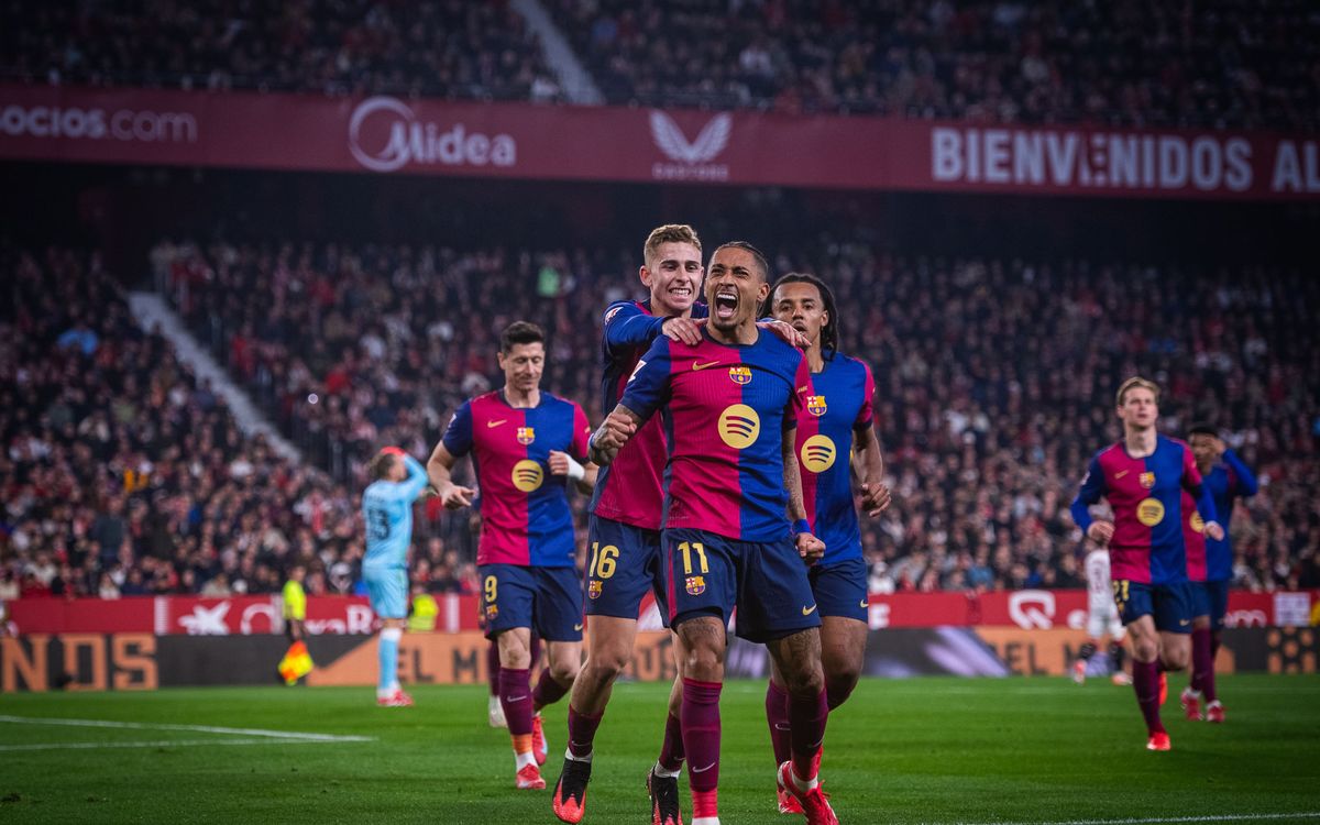 Sevilla 1-4 FC Barcelona: Closer to the top