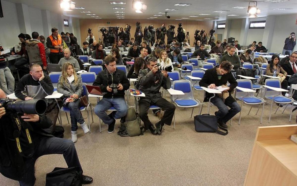 Ciutat Esportiva Press Room - Nou Camp