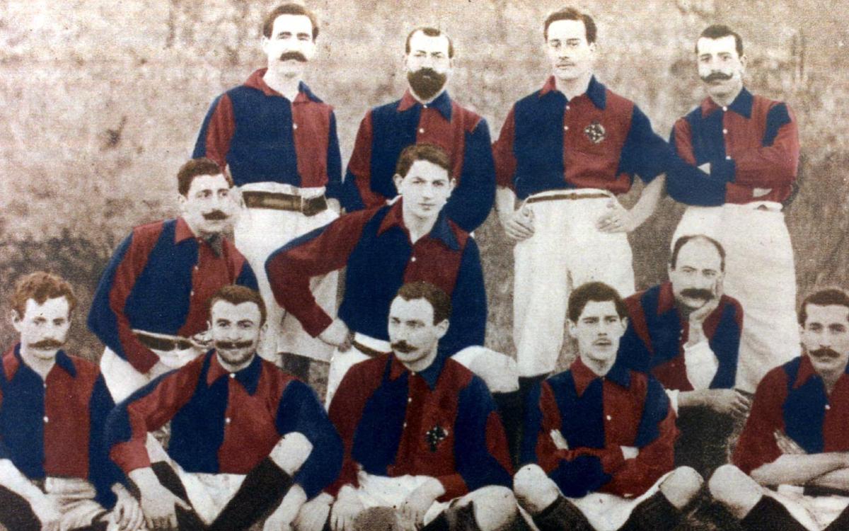 The FC Barcelona colours