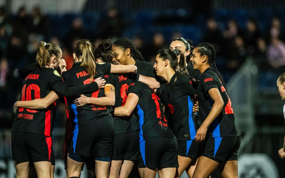 Madrid CFF 1-2 FC Barcelona: Into the Copa de la Reina semifinals!