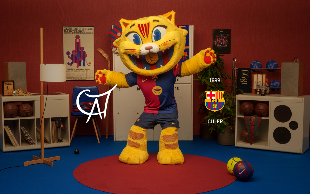 FC Barcelona presents the mascot CAT: a new member of the blaugrana family to mark the 125th anniversary